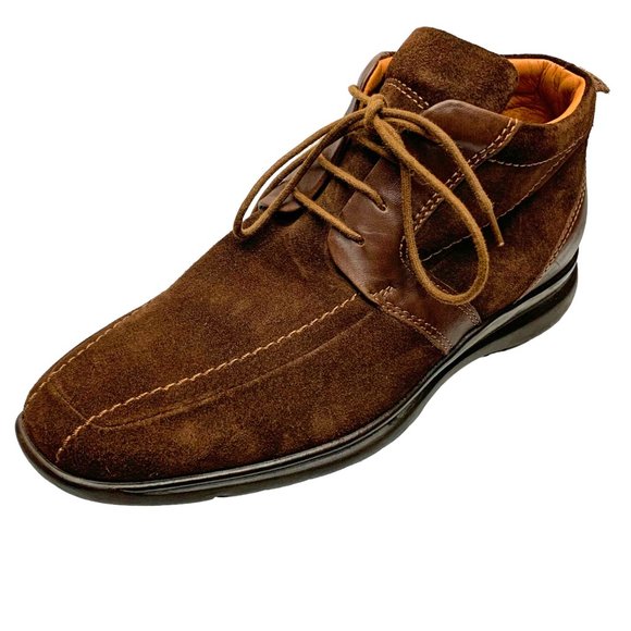 PAUL FREDRICK Chocolate Suede Lace Up‎ Casual Boots main image 8